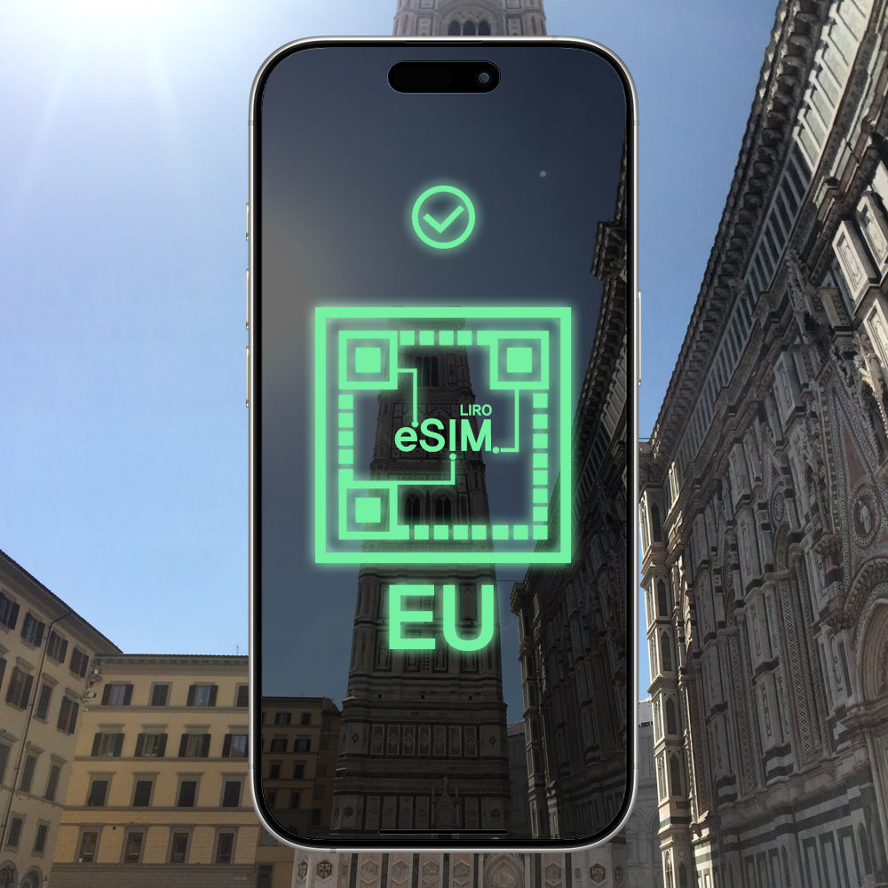 EU Travel eSIM - 1GB/DAY (Instant QR Code via Email)